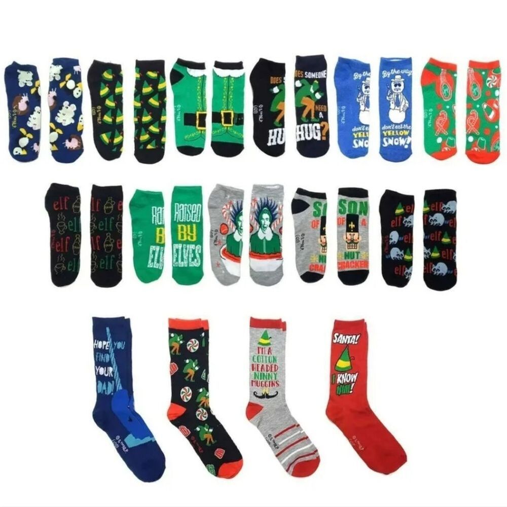 HYP ELF Movie 15 Days Of Socks Buddy Advent Calendar